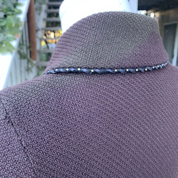 VTG St. John Collection Marie Gray Womens Sz. 4 Brown Button Jacket Blazer USA - Picture 10 of 12